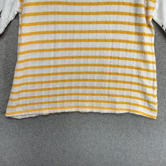 C+D+M Collection Pullover Sweater Womens Size S Embroidered Scalloped 3/4 Sleeve - Picture 12 of 13